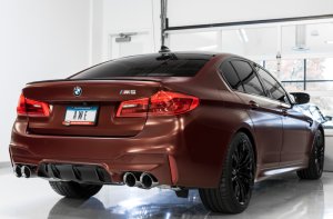 BMW M5 Performance Exhaust - AWE Tuning - Cat Back SwitchPath - Black Diamond - `18-`19